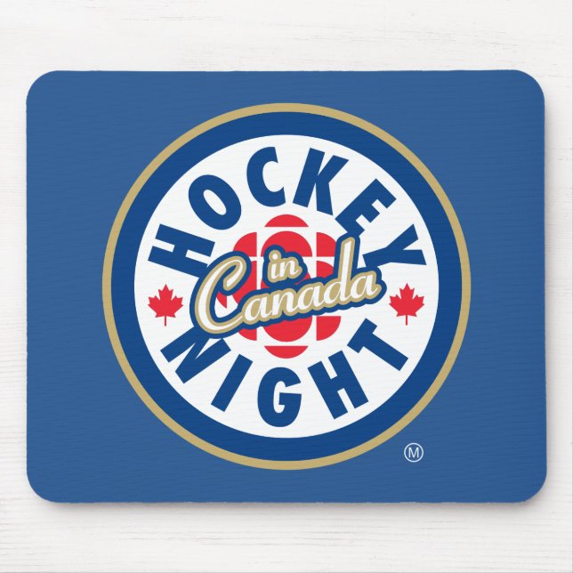 Hockey Night - Logo in Kanada Mousepad (Vorne)