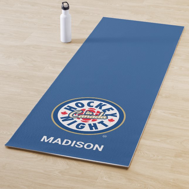Hockey Night - Logo in Kanada Yogamatte (Beispiel)