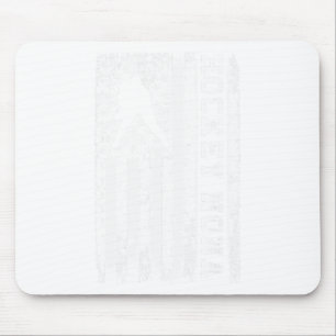 Hockey Nona Vintage USA Amerikanische Flagge  Mousepad