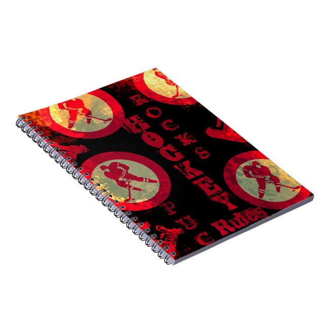 Hockey Notizblock (Rechte Seite)