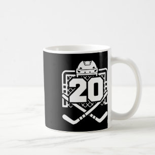 Hockey Nummer 20 Trikot Lustiger Hockeyspieler Spi Kaffeetasse