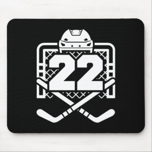 Hockey Nummer 22 Trikot Lustiger Hockeyspieler Spi Mousepad