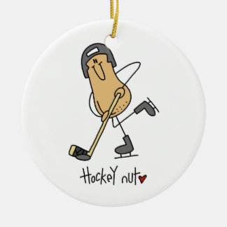 Hockey-Nuss-T - Shirts und Geschenke Keramikornament