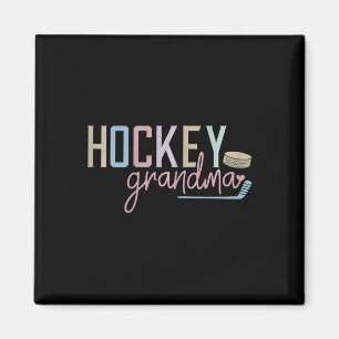Hockey-Oma-Design Süße Eishockey-Liebhaber Fan  Magnet