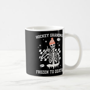 Hockey-Oma Frozen-Eishockeyspielerin Großmutter Kaffeetasse