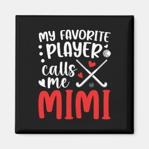 Hockey Oma Mimi ist stolz auf Hockey-Spielerin Magnet