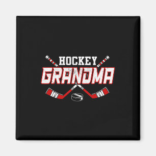 Hockey-Oma-Shirts für Frauen Mama Muttertag Magnet