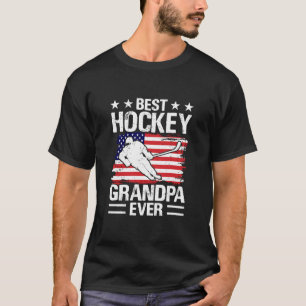 Hockey Opa Hockey für Großväter vorhanden T-Shirt