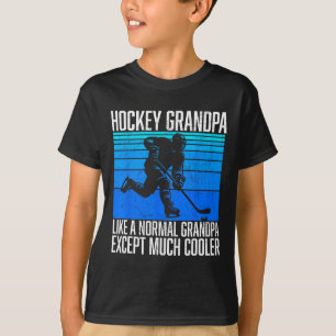 Hockey-Opa Lustiger Hockey-Fan Spieler Eishockey T-Shirt