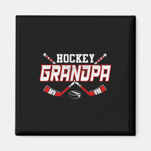 Hockey-Opa-Shirts für Männer Papa Vatertag Vi Magnet