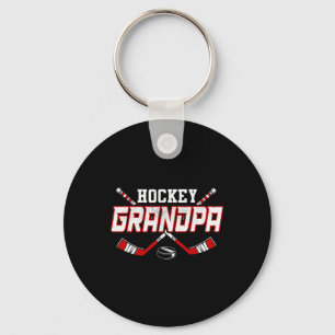 Hockey-Opa-Shirts für Männer Papa Vatertag Vi Schlüsselanhänger