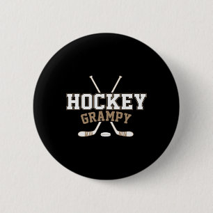 Hockey Opa Vintage-Hockeyliebhaber  Button