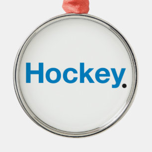 Hockey Ornament Aus Metall