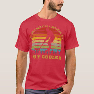 Hockey Papa wie ein normaler Papa, aber cooler lus T-Shirt