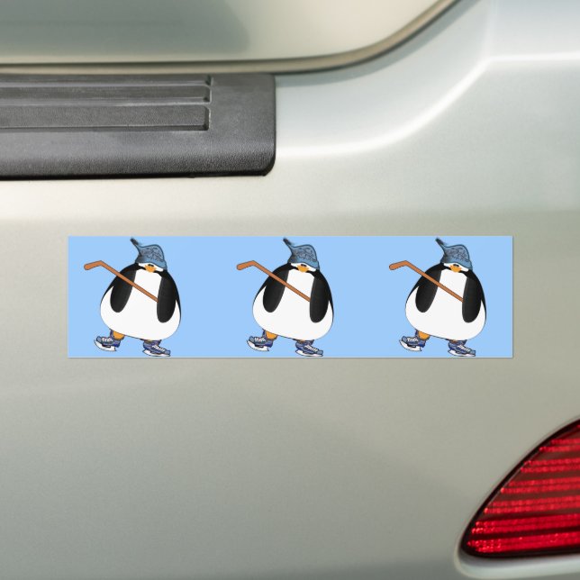 Hockey Penguin Autoaufkleber (Auf Auto)