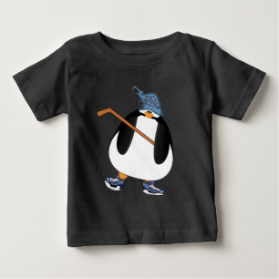 Hockey Penguin Baby T-shirt