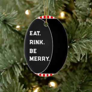 Hockey Personalized Collectible Ceramic Ornament