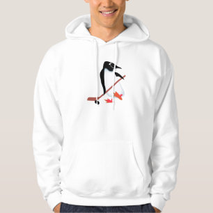 Hockey-Pinguin Hoodie