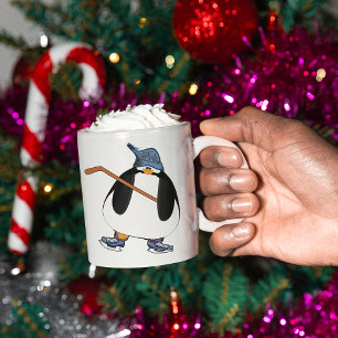 Hockey Pinguin Tasse