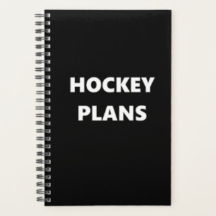 Hockey Planer Sport Theme Hockey Pläne