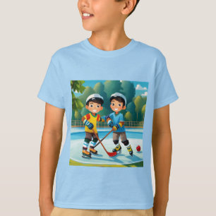 Hockey Player Brothers T-Shirt
