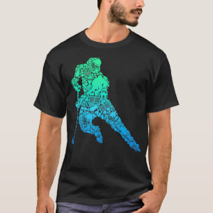 Hockey Player Eishockey Jugend Männer Kinder Junge T-Shirt