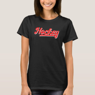 Hockey Player Fan Sportspiel T-Shirt