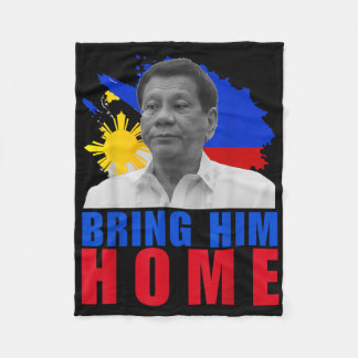 Hockey Player Graphic Fleecedecke