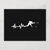 Hockey Player Heartbeat Eishockey