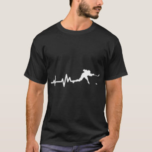 Hockey Player Heartbeat Eishockey-Geschenk T-Shirt