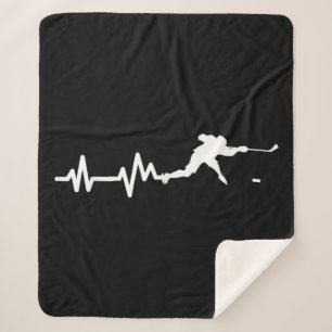 Hockey Player Heartbeat Eishockey Sherpadecke