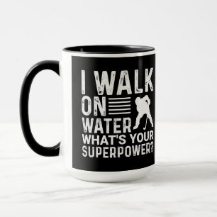 Hockey Player I Walk on Water Tasse