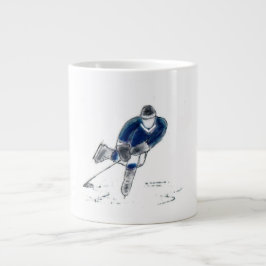 Hockey Player Jumbo-Tasse