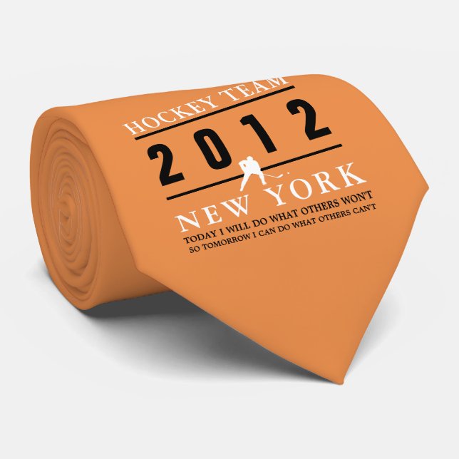 Hockey Player Krawatte (Gerollt)