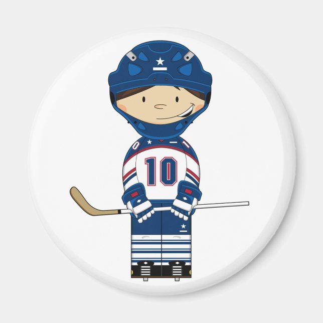 Hockey Player Magnet (Vorne)