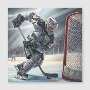 Hockey Player Magnetkarte