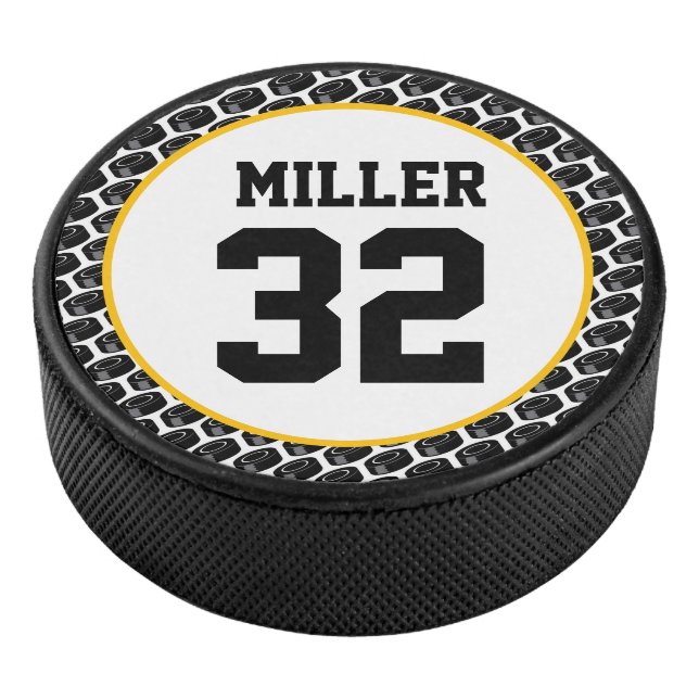 Hockey Player NAME Sports NUMMER Game Goal Puck (3/4)