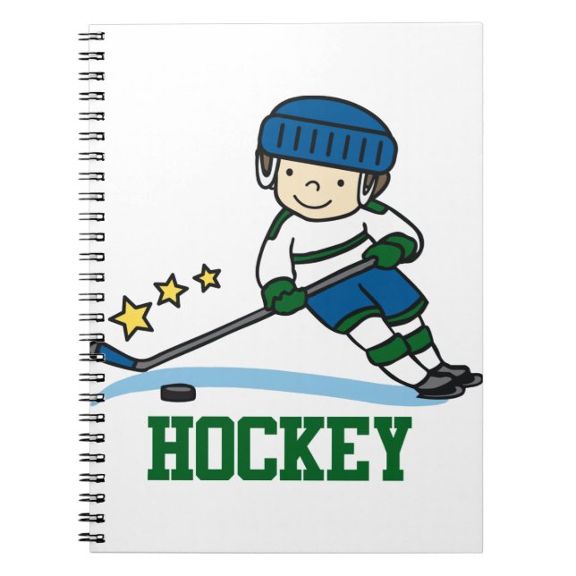 Hockey Player Notizblock (Vorderseite)