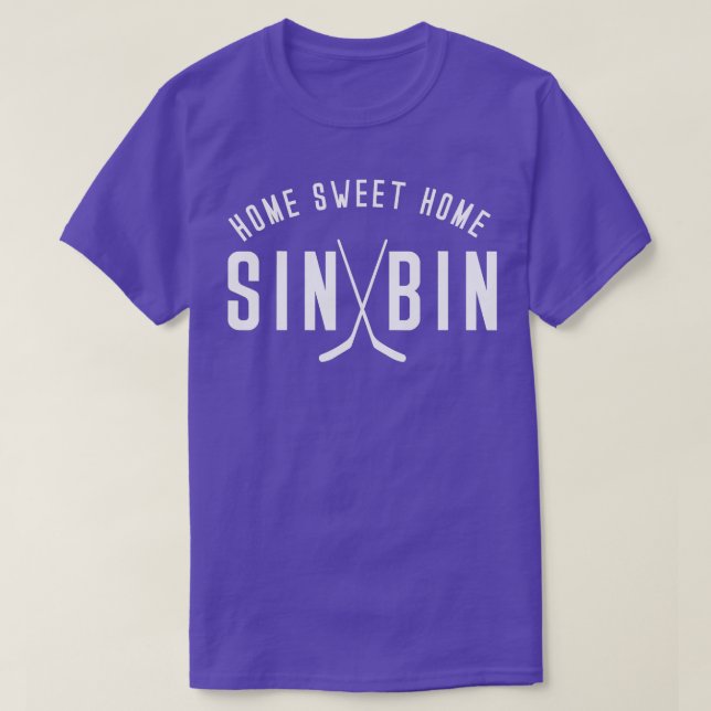 Hockey Player Penalties Sin Bin Zuhause Sweet Zuha T-Shirt (Design vorne)