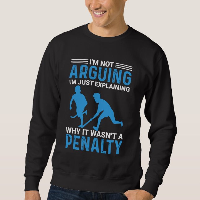Hockey Player Penalty Sweatshirt (Vorderseite)