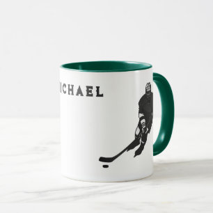 Hockey Player Personalisiert Tasse