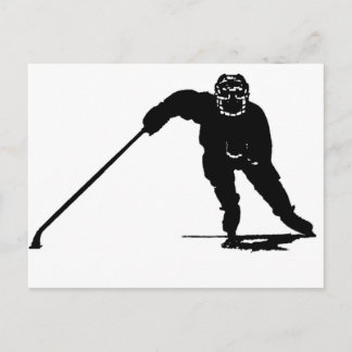 Hockey Player Postkarte