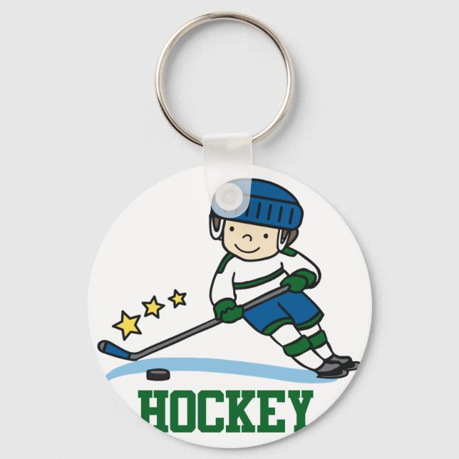Hockey Player Schlüsselanhänger (Vorderseite)