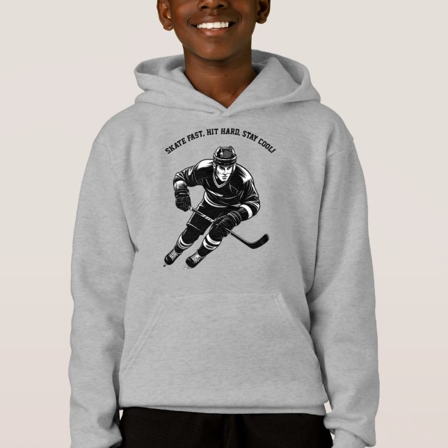Hockey Player Shirt – Bold & Dynamic Ice Hockey (Vorderseite)