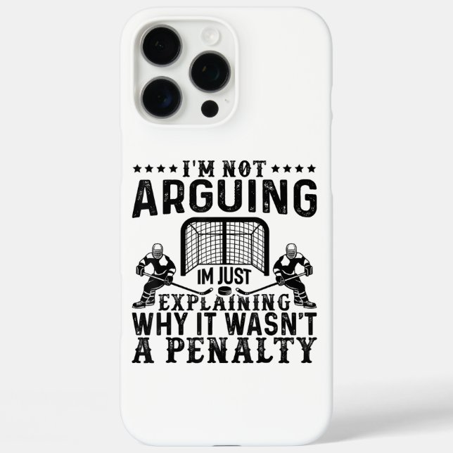 Hockey Player streiten Geschenk Funny Hockey Case-Mate iPhone Hülle (Rückseite)