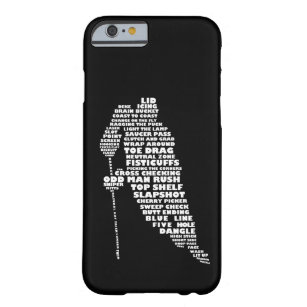 Hockey Player Typografie Design iPhone 6 Fall Barely There iPhone 6 Hülle
