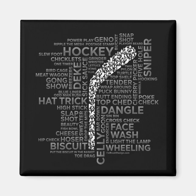 Hockey Players und Slang Magnet (Vorne)
