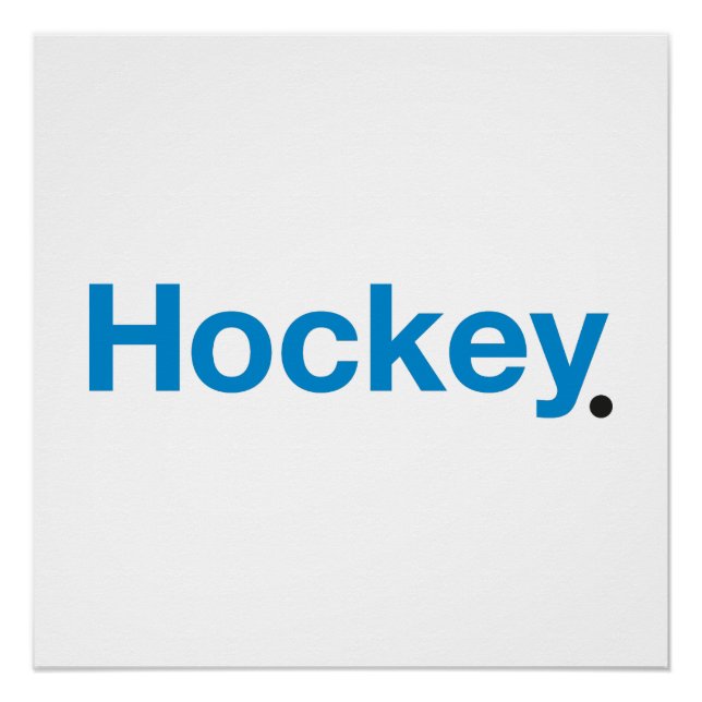 Hockey Poster (Vorderseite)
