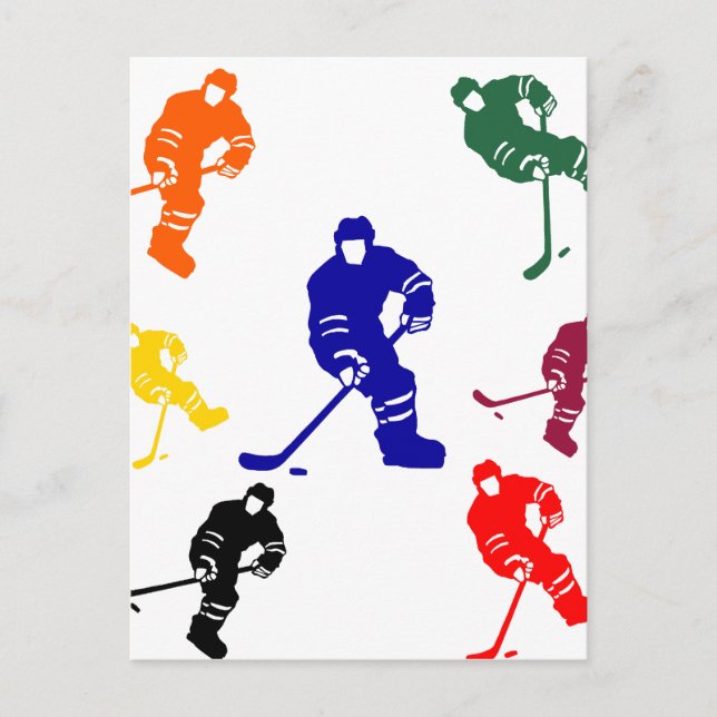 HOCKEY POSTKARTE (Vorderseite)