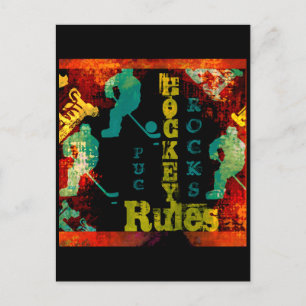 HOCKEY POSTKARTE